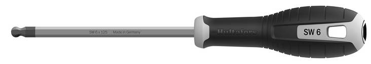 HULTAFORS Kuusiokolomeisseli pallokärjellä SW 6,0 mm - Hultafors Ruuvimeisselit - 7317844421254 - 1
