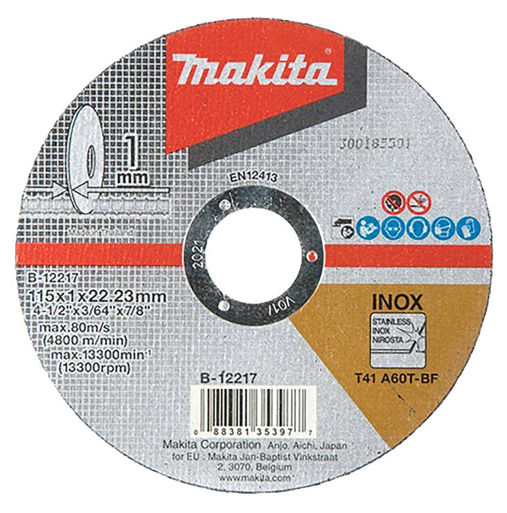 MAKITA Katkaisulaikka metalli 150 x 1,6 mm E-13742 - Laikat - 088381592314 - 1