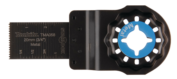 MAKITA Sahanterä upotukseen, leveys 20mm B-64923 - Starlock terät - 088381536424 - 1