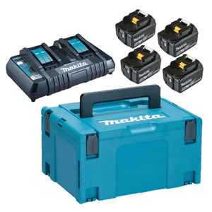 POWERPACK 18V 4XBL1850, DC18RD 197626-8 - Makita Akut ja latauslaitteet - 088381463164 - 1