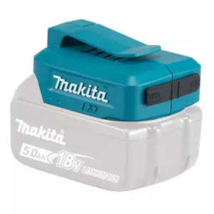 AKKUADAPTERI 18V AKKUUN USB 2X2.1A - Makita Adapterit ja akkujen tarvikkeet - 088381806954 - 1
