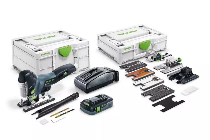 FESTOOL Akkupistosaha PSC 420 HPC 4,0 EBI-Set CARVEX 576523 - Festool 18V Akkupistosahat - 4014549362044 - 1