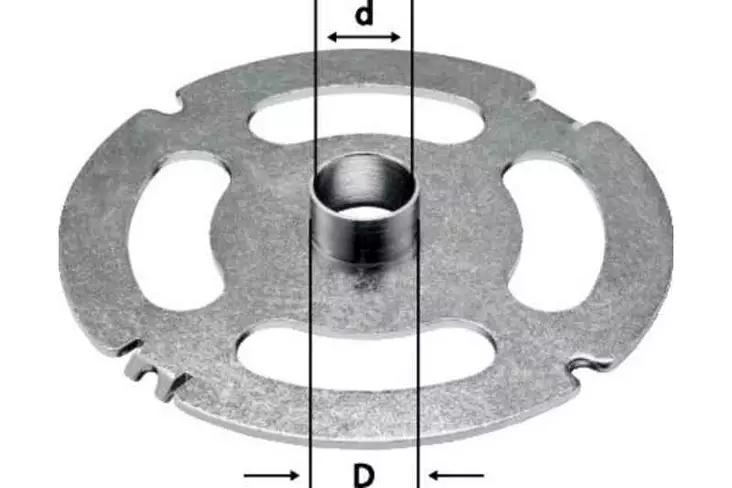 FESTOOL Kopiointirengas KR-D 19,05/OF 2200 495340 - Festool Jyrsimien lisätarvikkeet - 4014549098264 - 1
