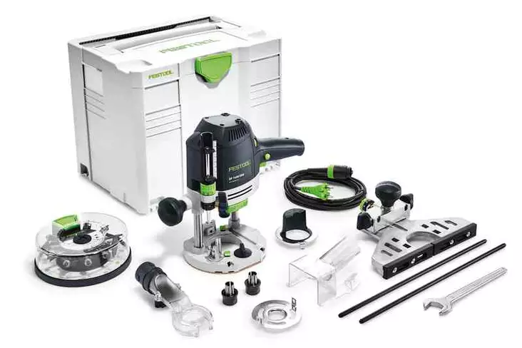FESTOOL Yläjyrsin OF 1400 EBQ-Plus + Box-OF-S 8/10x HW 576540 - Festool Jyrsimet 230V - 4014549153864 - 1