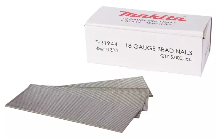 MAKITA Dyckert naula 1,2 x 45 mm, 18Ga, 5000 kpl F-31944 - Makita Naulat, pinnit ja hakaset - 088381292504 - 1