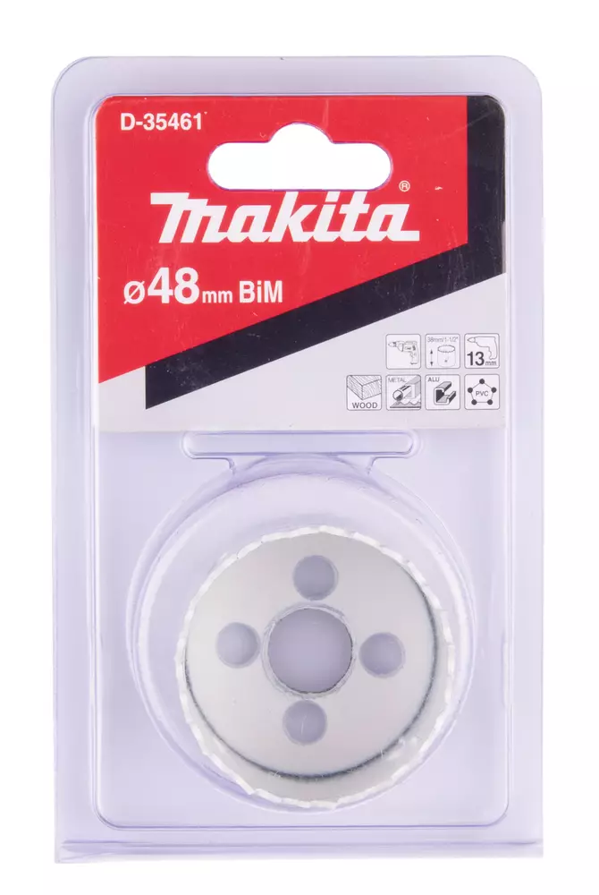 MAKITA Reikäsahanterä 48 mm, BiMetalli D-35461 - Makita Reikäsahanterät - 088381369114 - 1