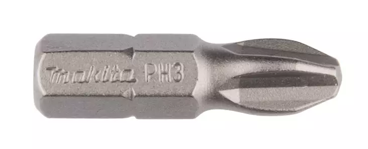 MAKITA Ruuvauskärki Basic 25 mm PH3, 3 kpl B-23472 - Makita Konekärjet ja bitsinpitimet - 088381408004 - 1