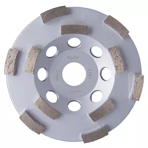MAKITA Timanttikuppilaikka 125mm, 2-rivinen segmentti, yleishionta B-48577 - Makita Timanttilaikat, -kupit ja terät - 088381455534 - 1