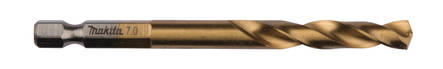 MAKITA Metalliporanterä HSS-Tin 7,0 mm, 1/4" bitsikiinnitys B-50996 - Metalliporanterät - 088381464345 - 1
