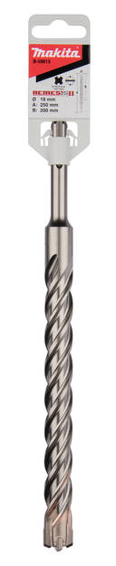 MAKITA Poranterä SDS-PLUS 18 x 250 mm, 4-leikkuinen Nemesis2 terä E-24860 - SDS-Plus poranterät 4-leikkuset - 197050359438 - 2