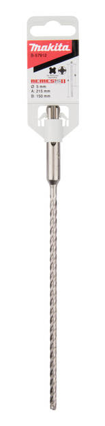 MAKITA Poranterä SDS-PLUS 5 x 215 mm, 4-leikkuinen Nemesis2 terä B-57912 - SDS-Plus poranterät 4-leikkuset - 088381520805 - 2