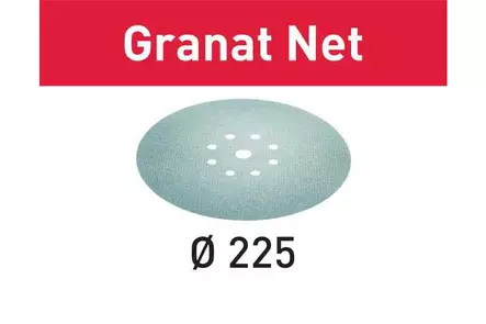 FESTOOL Hiomaverkko STF D225 P100 GR NET/25 Granat Net 203313 - Festool Granat Net 225 mm - 4014549306635 - 1