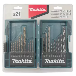 MAKITA Poranteräsarja, 21-osaa B-44884 - Makita Poranterä- ja konekärkisarjat - 088381446525 - 1
