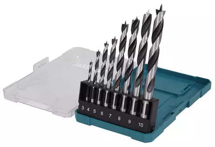 MAKITA Puuporanteräsarja, 8-osaa D-77257 - Makita Poranterä- ja konekärkisarjat - 088381787635 - 1