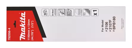 MAKITA Vannesahanterä BiM 13x0,5x1140 mm, 1kpl 792556-4 - Makita Metallintyöstökoneiden tarvikkeet - 088381117555 - 1