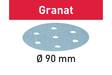 FESTOOL Hiomapaperi STF D90/6 P500 GR/100 Granat 498326 - Hiomapyöröt 90 mm - 4014549163535 - 1