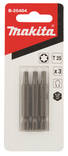 MAKITA Ruuvauskärki Basic 50 mm T25, 3 kpl B-25404 - Konekärjet ja bitsinpitimet - 088381409575 - 2