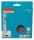 MAKITA Hiomaverkko 125 mm K120 10 kpl D-78667 - Hiomaverkot ja suoja-alustat - 197050354365 - 2