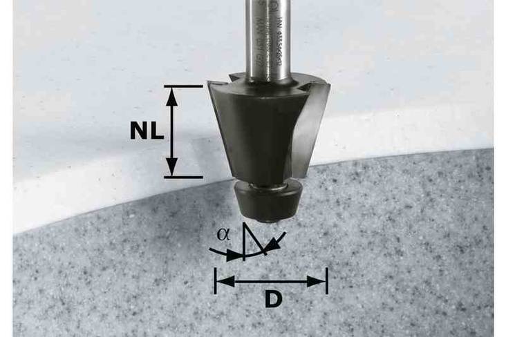 FESTOOL Viistejyrsin HW D33,54/15° ss S12 492665 - Jyrsinterät - 4014549035795 - 1
