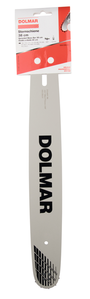 MAKITA / DOLMAR Laippa 15", 38 cm, 0,325", -64, 1,5 mm 958038631 / 191G45-2 - Moottorisahojen laipat - 4002829807545 - 1