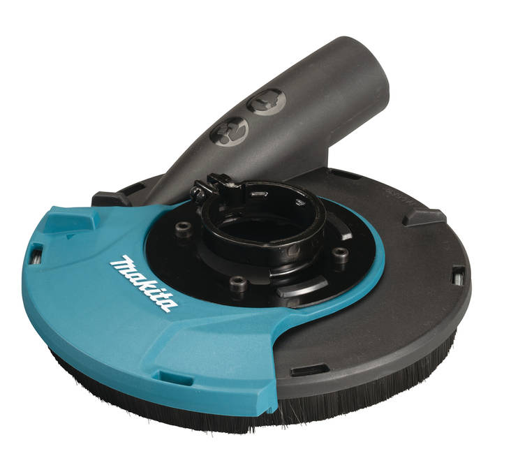 MAKITA Pölysuoja imuriliitännällä 125 mm kulmahiomakoneet ilman pikasäätöä 191W06-8 - Betonintyöstökoneiden tarvikkeet - 088381589185 - 1
