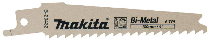 MAKITA Puukkosahanterä BiM 100 x 0,9 mm, 2 kpl B-20432-2 - Puukkosahanterät - 088381559805 - 1