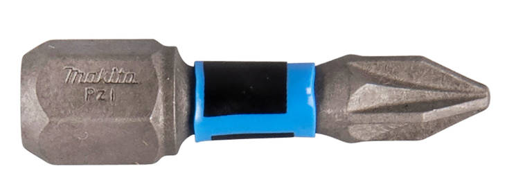 MAKITA Ruuvauskärki PZ1, 25 mm, 2 kpl E-03165 - Konekärjet ja bitsinpitimet - 088381569835 - 1