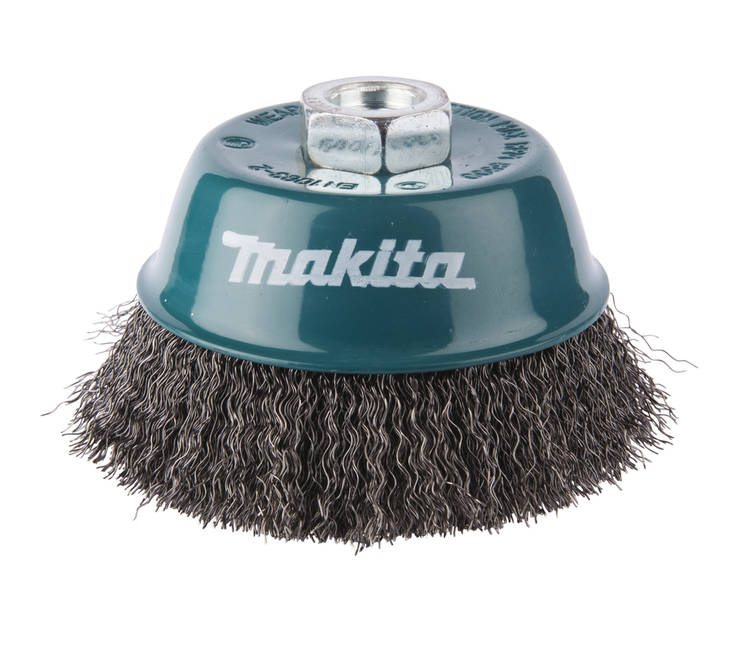 MAKITA Teräsharja 100 mm x M14 (230 mm kulmahiomakoneille) D-29284 - Terasharjat - 088381345835 - 1