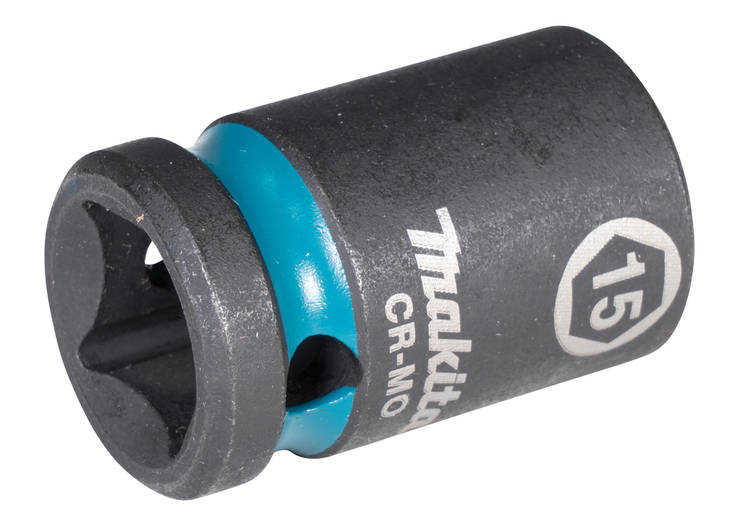 MAKITA Voimahylsy 1/2" Impact Black 15 x 38 mm E-16112 - Voimahylsyt - 088381790765 - 1