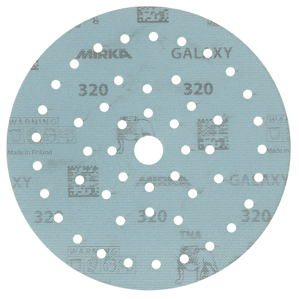 MIRKA GALAXY 150 mm tarra multifit P320 50 kpl/pakk - Hiomapyöröt 150mm - 6416868554205 - 1
