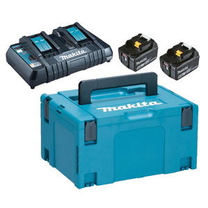 POWERPACK 18V 2XBL1850, DC18RD 197629-2 - Makita Akut ja latauslaitteet - 088381463195 - 1