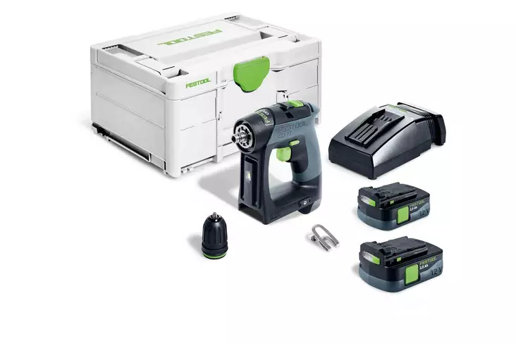 FESTOOL Akkuruuvinväännin CXS 12 2,5-Plus 576864 - Festool 12V Porat ja ruuvinvääntimet - 4014549383445 - 1