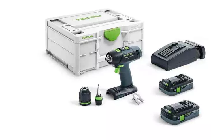 FESTOOL Akkuruuvinväännin T 18+3 HPC 4,0 I-Plus 576446 - Festool 18V Porat ja ruuvinvääntimet - 4014549360125 - 1