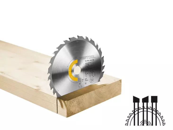 FESTOOL HW 160x1,6x20 FWW25 578585 Sahanterä WOOD UNIVERSAL - Upotussahojen terät - 4014549453285 - 1
