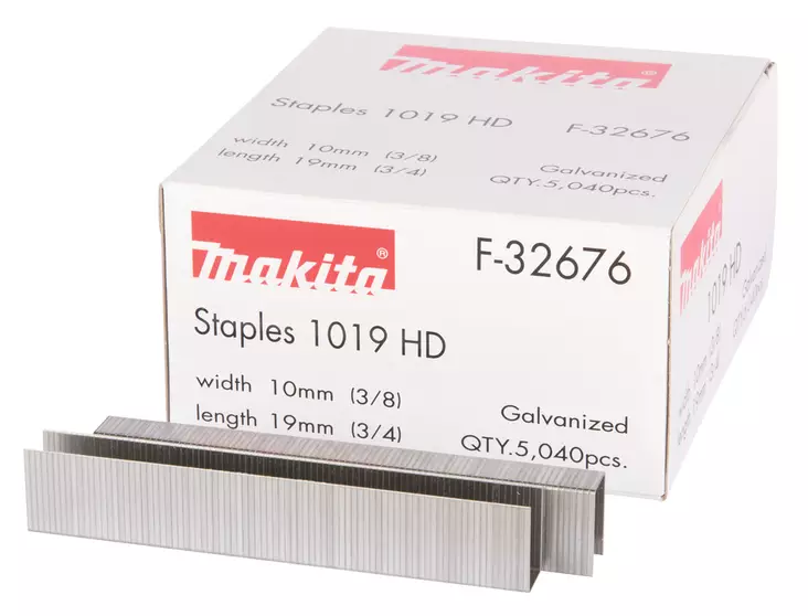 MAKITA Hakanen 10 x 19 mm, 5040 kpl F-32676 - Makita Naulat, pinnit ja hakaset - 088381293235 - 2
