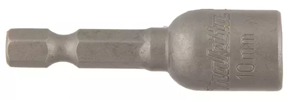 MAKITA Kuusiohylsy 10 x 50 mm - 1/4", magneetilla B-38722 - Makita Konekärjet ja bitsinpitimet - 088381433365 - 1