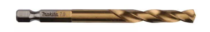 MAKITA Metalliporanterä HSS-Tin 7,0 mm, 1/4" bitsikiinnitys B-50996 - Makita Metalliporanterät - 088381464345 - 1