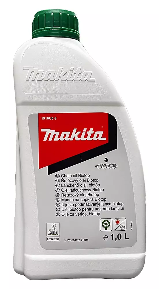 MAKITA Teräketjuöljy Bio 1L 1910U0-9 - Makita Öljyt ja kanisterit - 088381794275 - 1