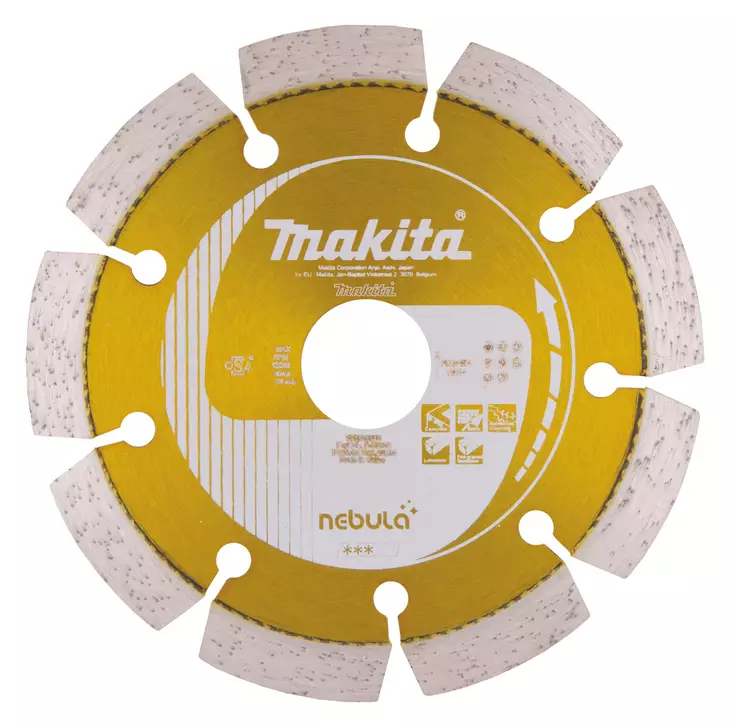 MAKITA Timanttikatkaisulaikka 115x22,23mm, Nebula, segmenttikorkeus 10mm B-53986 - Makita Timanttilaikat, -kupit ja terät - 088381476485 - 1