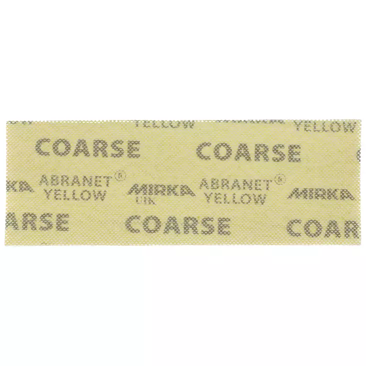MIRKA Abranet Yellow 80 x 230 mm tarra P80 COARSE 20 kpl/pakk - Hiomaliuskat 80x230mm - 6416868307535 - 1
