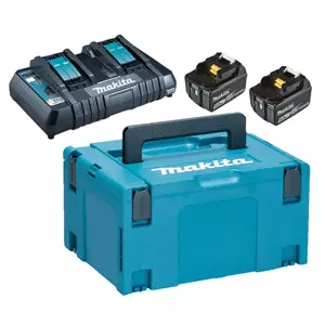 POWERPACK 18V 2XBL1850, DC18RD 197629-2 - Makita LXT 18V Akut ja latauslaitteet - 088381463195 - 1