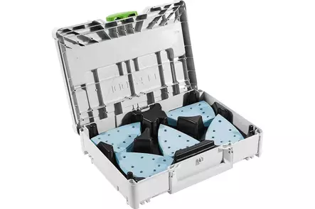 FESTOOL Hiomatarvikkeiden Systainer³ Granat SYS-STF DELTA GR-Set 578195 - Festool Delta 100x150 mm - 4014549440636 - 1