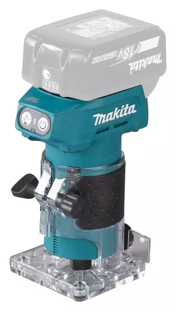 MAKITA 18V LXT Käsijyrsin 6 mm karalla DRT52Z - Makita LXT 18V Höylät ja jyrsimet - 197050005106 - 1