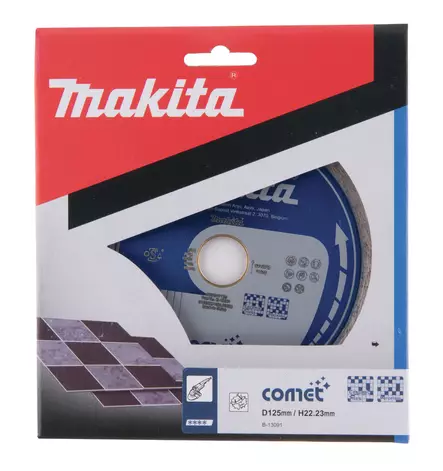 MAKITA Timanttikatkaisulaikka 125 x 22,23 mm, Comet B-13091 - Makita Timanttilaikat, -kupit ja terät - 088381358286 - 2