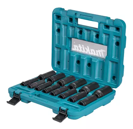 MAKITA Voimahylsylajitelma Impact Black 1/2" 14-osaa E-16586 - Makita 1/2" Voimahylsyt - 088381791236 - 1