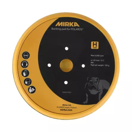 MIRKA ALUSTALLA 135MM Polaros Kova - Mirka Alustallat kiillotuskoneille - 6416868938876 - 1