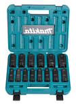 MAKITA Voimahylsylajitelma Impact Black 1/2" 14-osaa E-16586 - Voimahylsyt - 088381791236 - 2