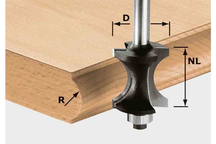 FESTOOL Puolipyöröjyrsin HW S8 D30/28 491139 - Jyrsinterät - 4014549077696 - 1