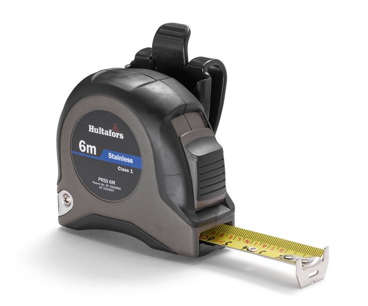 HULTAFORS LYHYT RUOSTUMATON TERÄSMITTANAUHA PRSS 6 M - Hultafors Rullamitat - 7317843505016 - 1