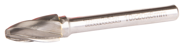 MAKITA Kovametalliviila 10x20mm, muoto F B-52794 - Kovametalliviilat - 088381470216 - 1